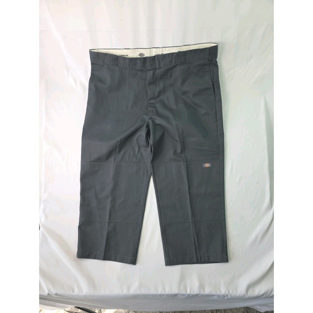 Dickies‎ Loose Fit Double Knee Work Pants Gray Men's Size 42x24